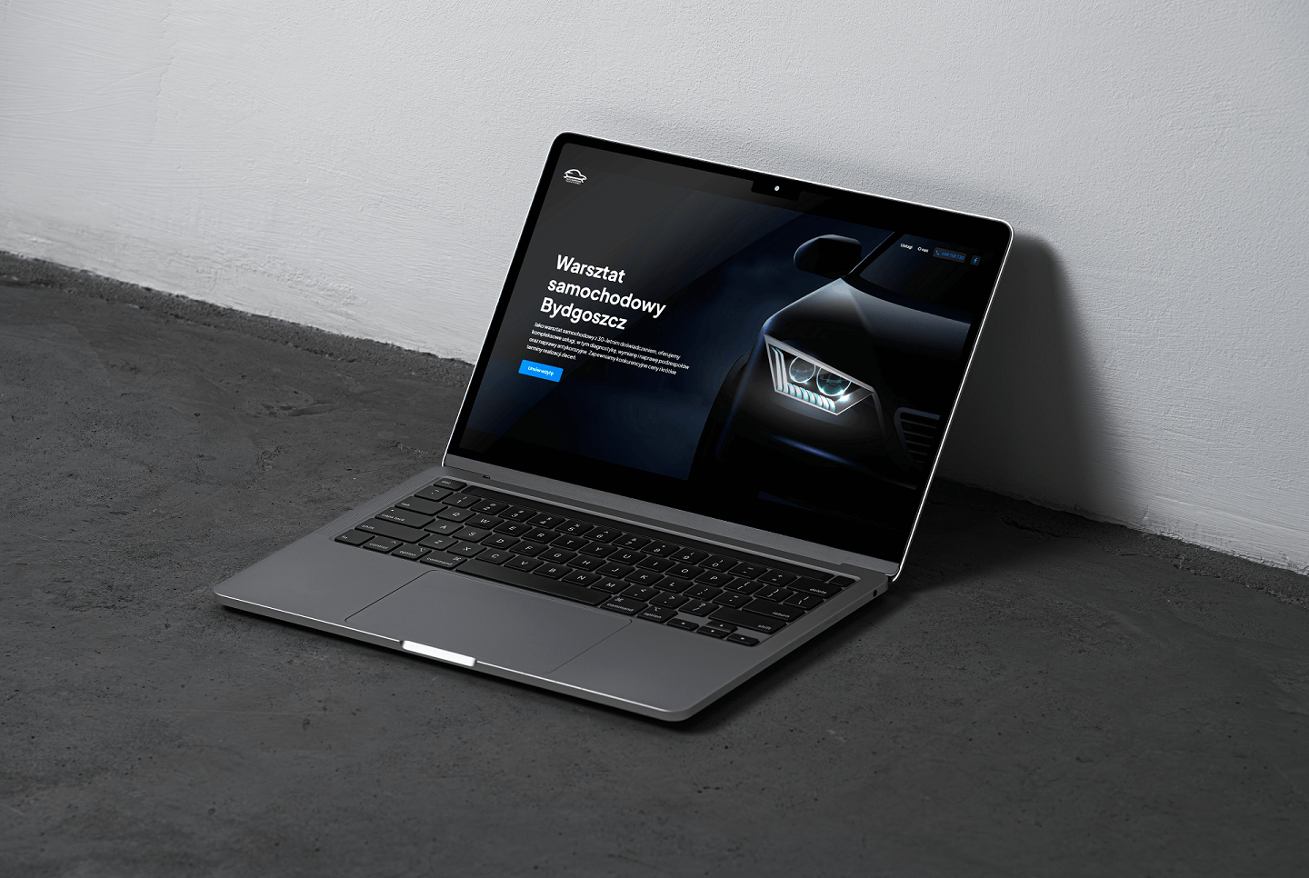 Mockup strony mechanikbydgoszcz.pl